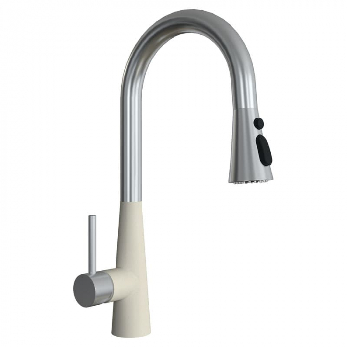 Смеситель для кухни Flortek ВИТА PRO SS FL однорукояточный, шампань