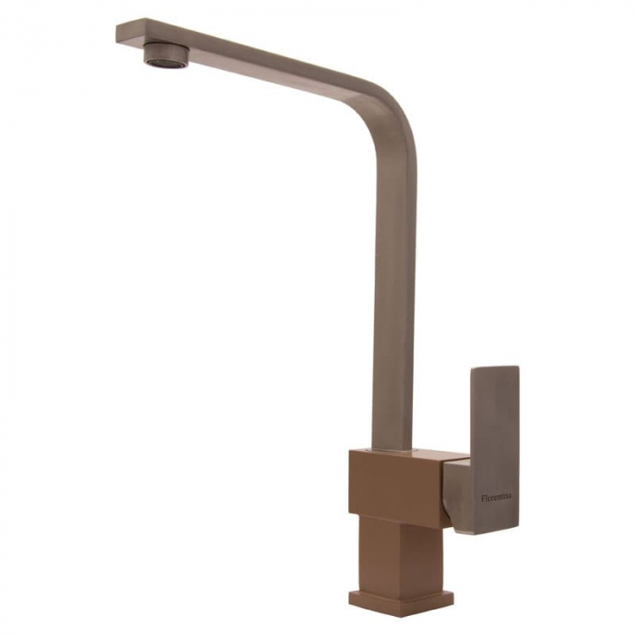Смеситель для кухни Flortek СИЛЬВЕР FL однорукояточный, капучино