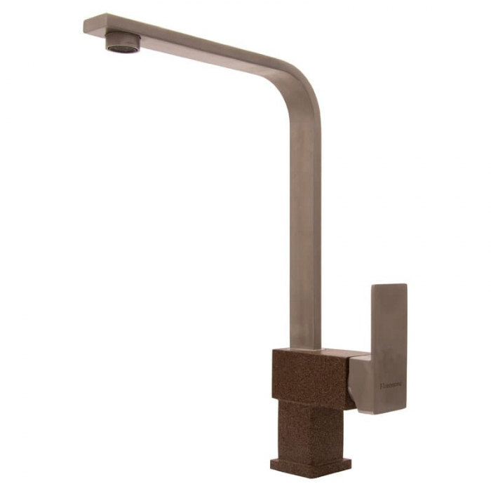 Смеситель для кухни Flortek СИЛЬВЕР FL однорукояточный, коричневый