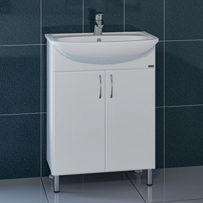 Тумба для раковины Санта Сити-60 напольная (ум. Уют-60) 201075