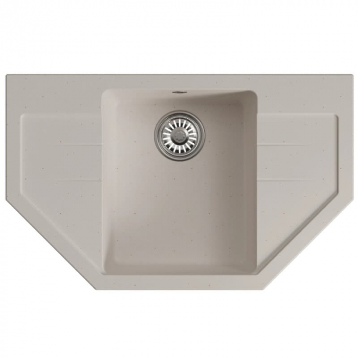 Мойка кухонная композитная MixLine ML-GM24 белая