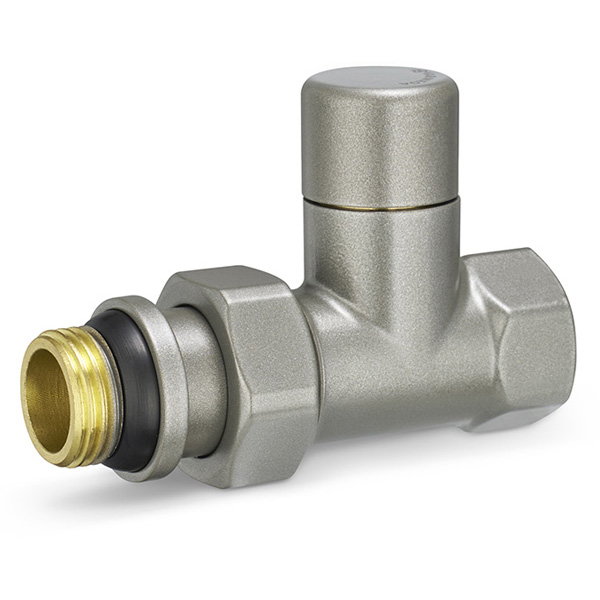 Клапан радиаторный настроечный прямой Varmega VMDV04 DN15 (1/2") серый
