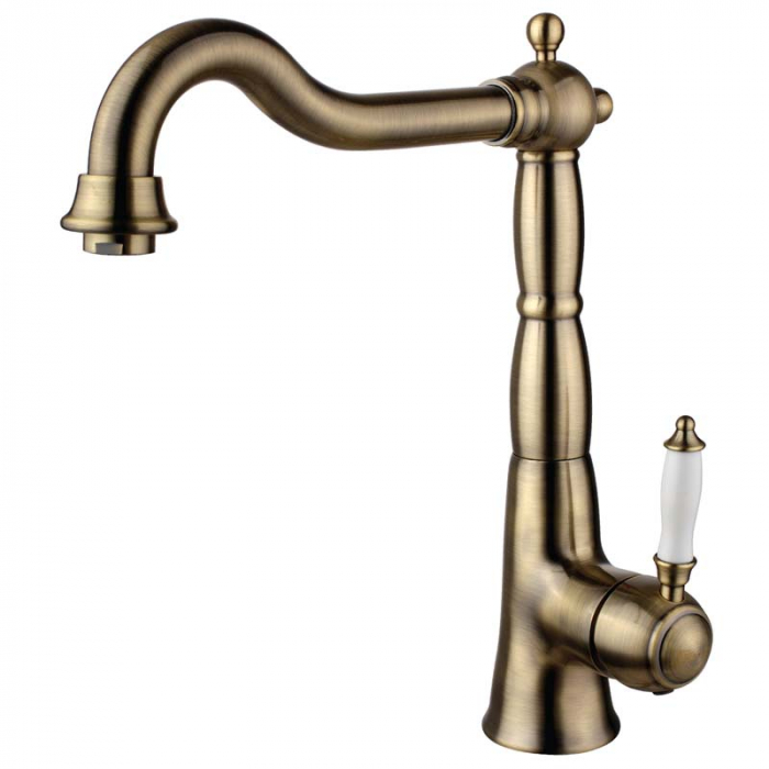 Смеситель для кухни LeMark VILLA LM4805B однорукояточный, с поворотным изливом, бронза