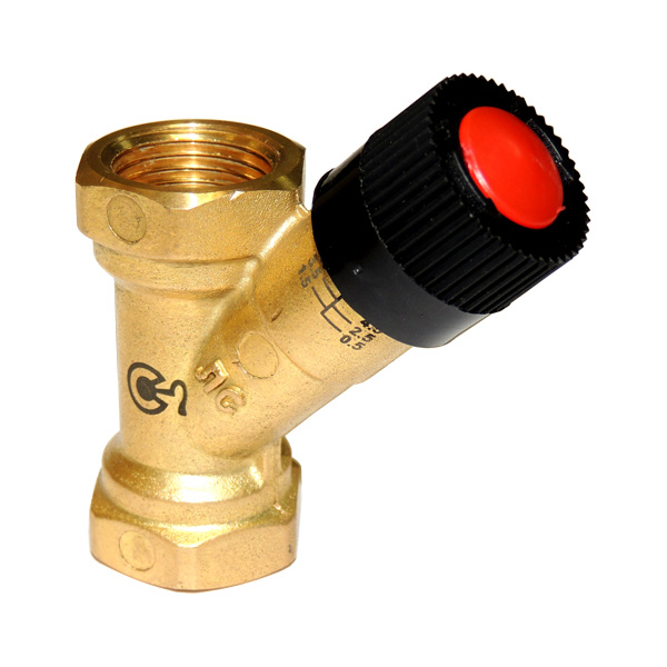 Клапан балансировочный запорно-регулирующий TRIM.BY DN15 (1/2&quot;) PN16, Kvs=2,56 м³/ч, в-в, латунь