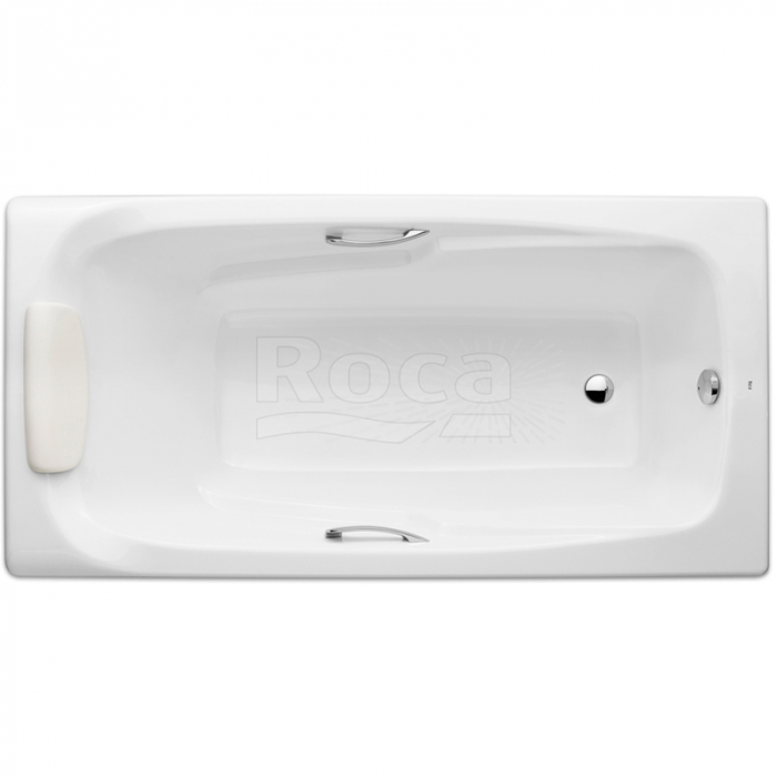 Ванна чугунная Roca MING 170x85 с отверстиями для ручек 2302G000R