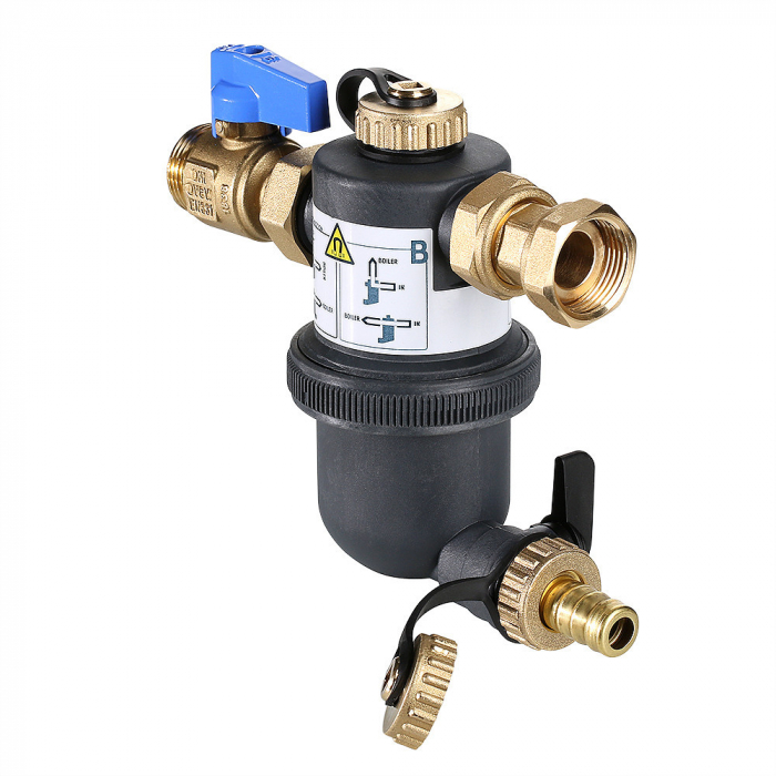 Фильтр-дешламатор с пластиковым корпусом Valtec VT.380.B 3/4"