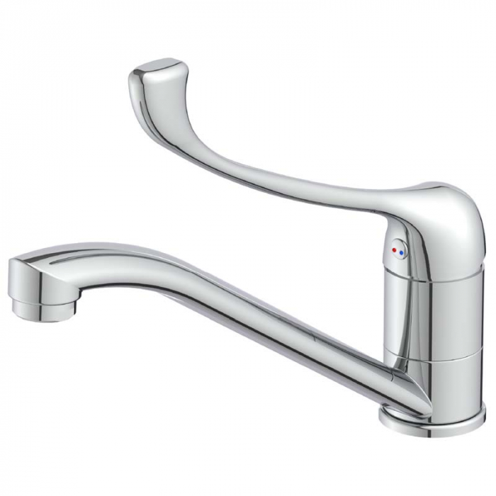 Смеситель для кухни LeMark PROJECT LM4634C однорукояточный, локтевой, с поворотным изливом, хром