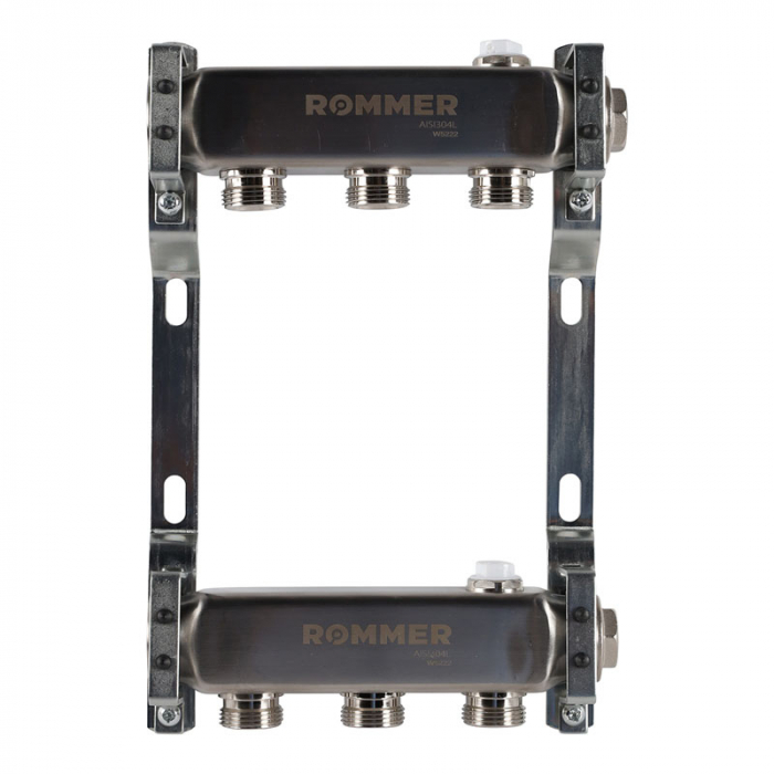 Коллекторная группа Rommer RMS-4401-000003 1"-3/4"EK×03 для радиаторной разводки