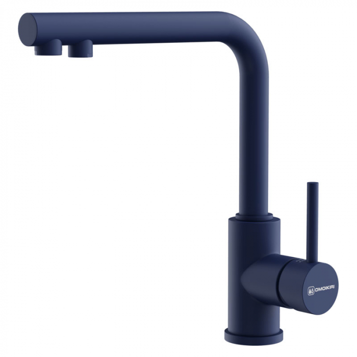 Смеситель для кухни Omoikiri NAKAGAWA 2 Plus-IB латунь/indigo blue