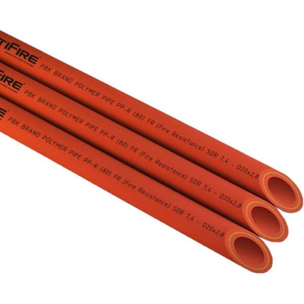 Труба полипропиленовая PPR FireResistant SDR17 D200×11,9 AntiFire