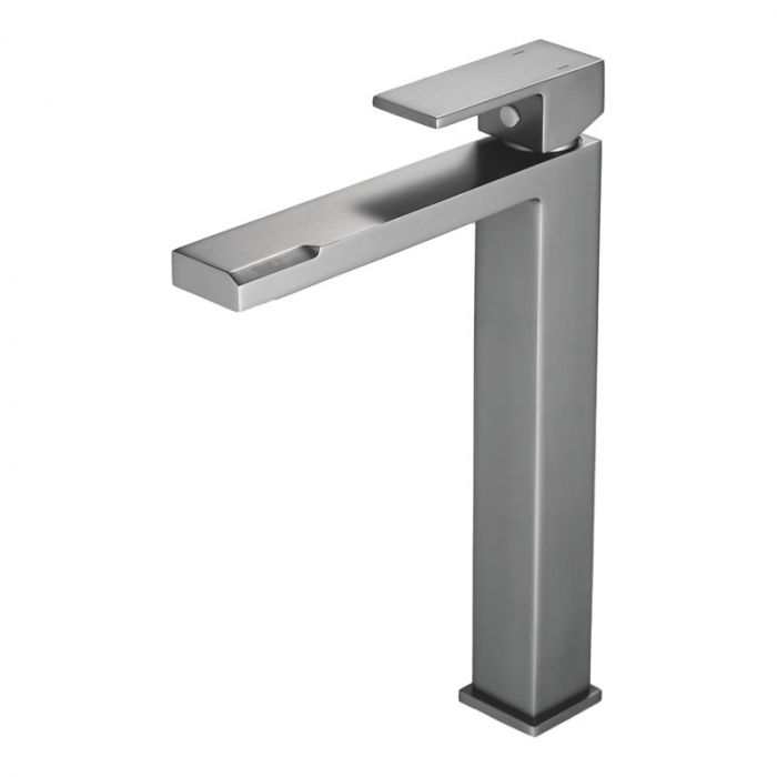 Смеситель для раковины BELZ B11613-3 однорукояточный, оружейная сталь