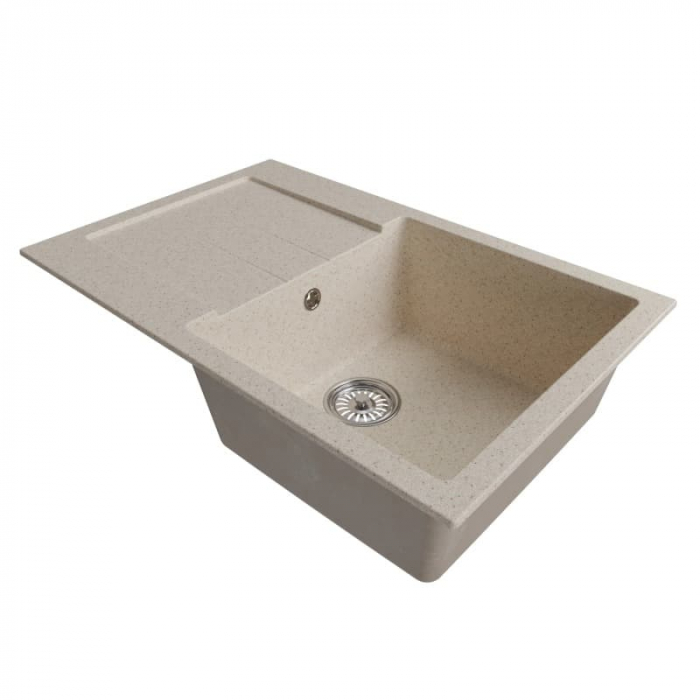 Мойка из искусственного камня MixLine КОМФОРТ МЛ-ГМ31 770x500/190 бежевая