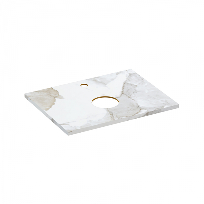 Столешница Cersanit STONE из керамогранита Life 60x45x2 белый сатиновый