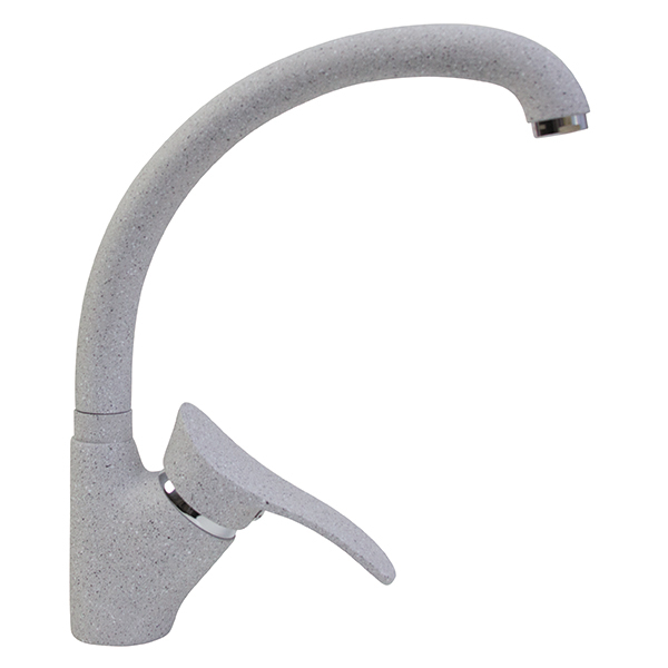 Смеситель для кухни Mixline ML-GS01 (310) однорукояточный, серый