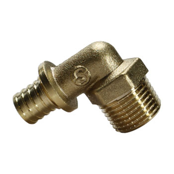 Угольник аксиальный с наружной резьбой 16-1/2" Sinikon