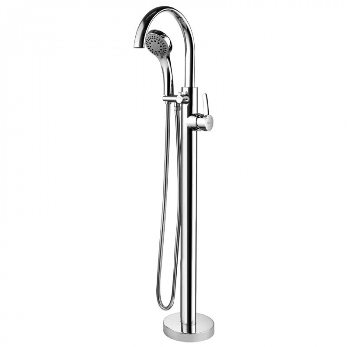 Смеситель для ванны LeMark ATLANTISS LM3244C однорукояточный, напольный, хром