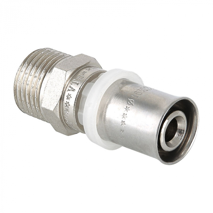 Муфта пресс с переходом на наружную резьбу 26-3/4" Valtec VTm.201.N.002605