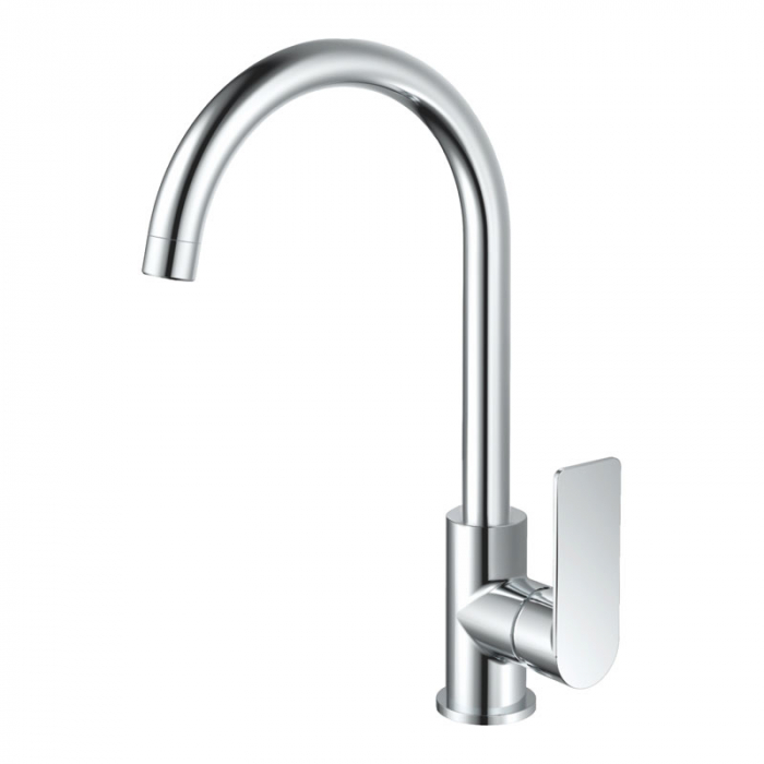 Смеситель для кухни Haiba HB70617 однорукояточный, хром