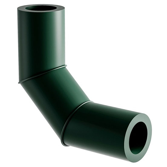 Отвод SLT BLOCKFIRE PP-R 90° 160 (сегментный) SDR 7,4