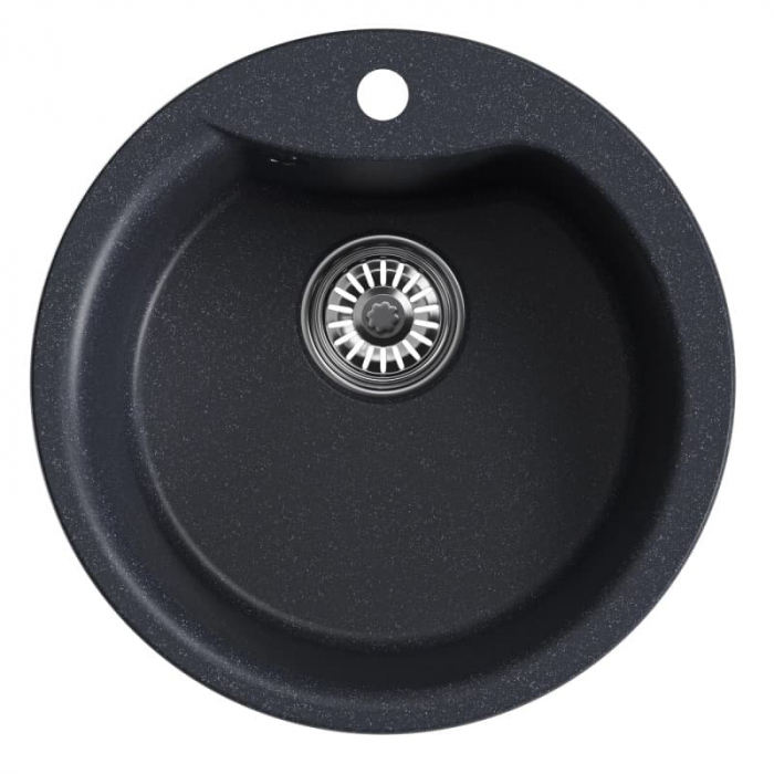 Мойка кухонная композитная MixLine ML-GM12 антрацит