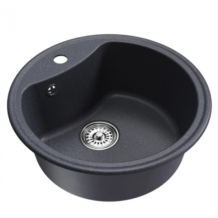 Мойка кухонная композитная MixLine ML-GM09 антрацит