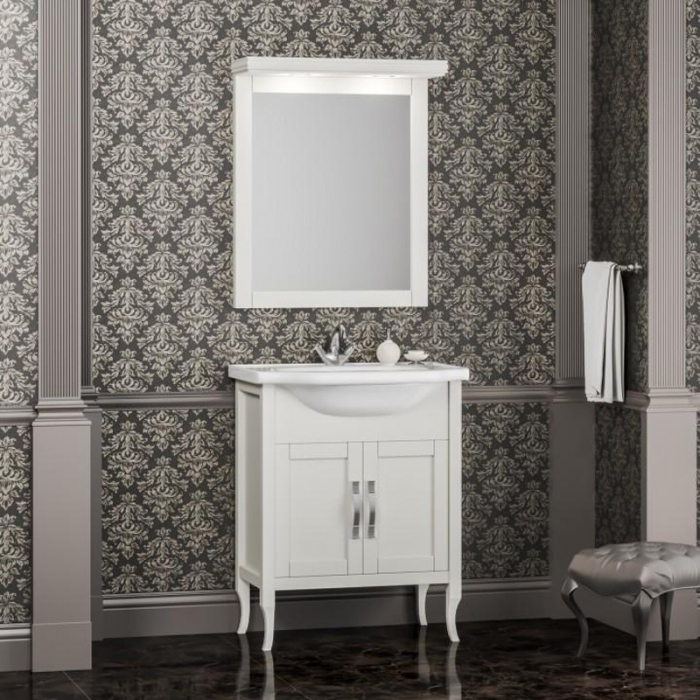 Комплект мебели для ванной комнаты Opadiris МИРАЖ 65, слоновая кость