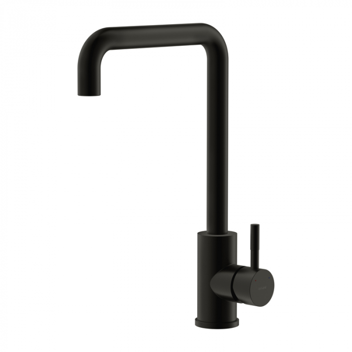 Смеситель для кухни Cersanit COMO однорычажный с п-образным изливом черный
