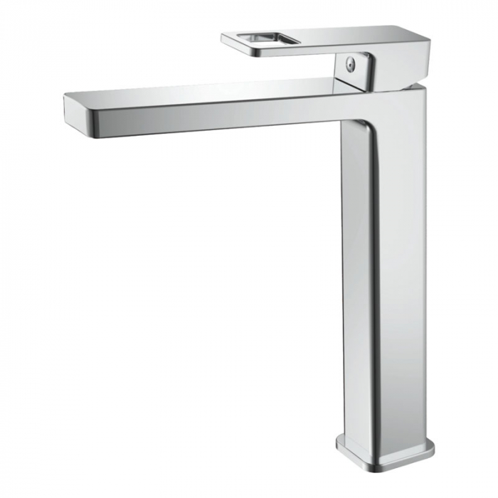 Смеситель для раковины Haiba HB11615 однорукояточный, высокий, хром