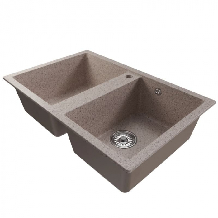 Мойка кухонная композитная MixLine ML-GM23 песочная