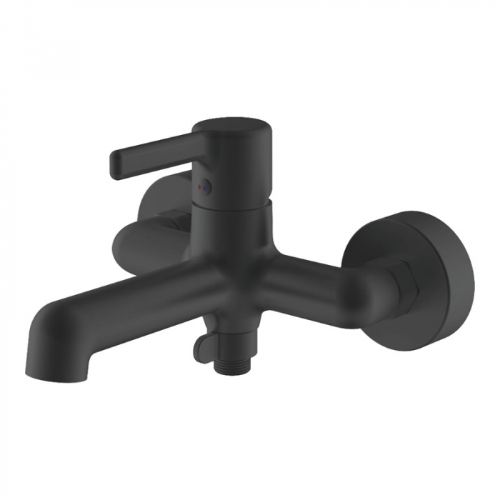 Смеситель для ванны Haiba HB60814-7 однорукояточный, черный