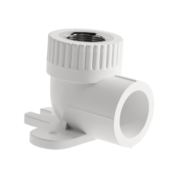 Угольник комбинированный с креплением PPR-ВР 20-1/2" SLT AQUA