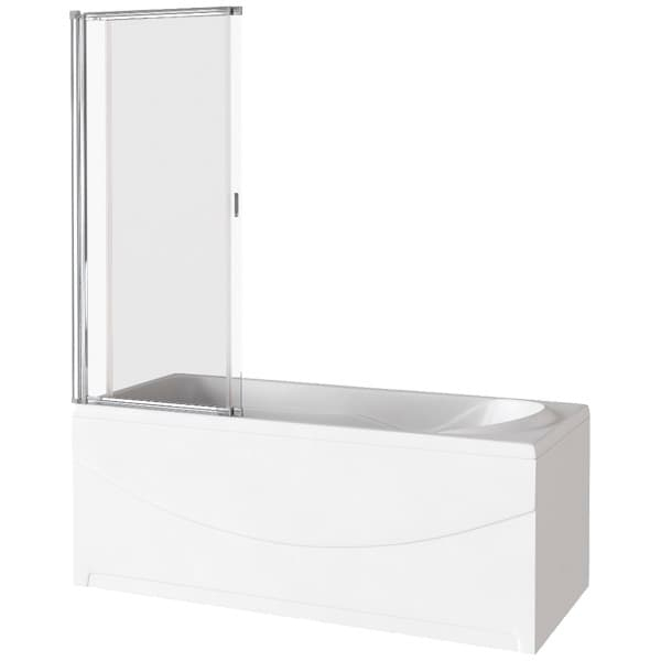 Шторка для ванны Good Door SCREEN SL-100-C-CH 1000×1400, стекло 4 мм