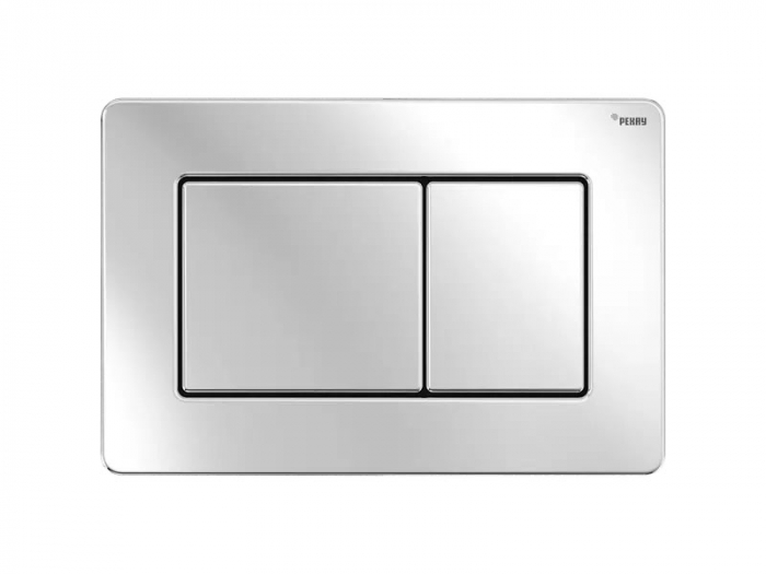 Панель смыва РЕХАУ NOVA QUAD STEEL с прямоугольными клавишами, нержавеющая сталь, цвет нержавеющая сталь, глянцевый