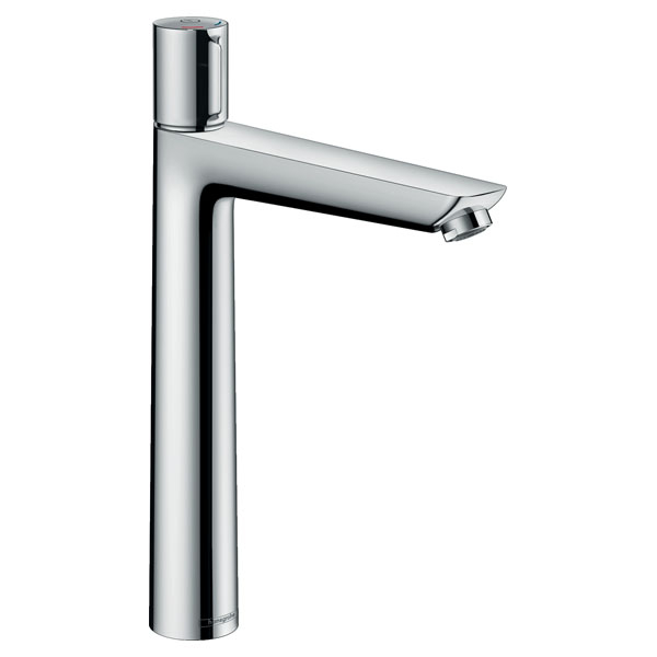 Смеситель для раковины Hansgrohe Talis Select E порционно-нажимной, 240, без сливного гарнитура, хром (71753000)