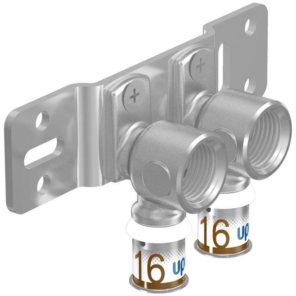 Uponor s-press plus radi комплект терморозеток для радиатора в сборе 16-rp1/2"вр c/c35mm '5у (1070683)