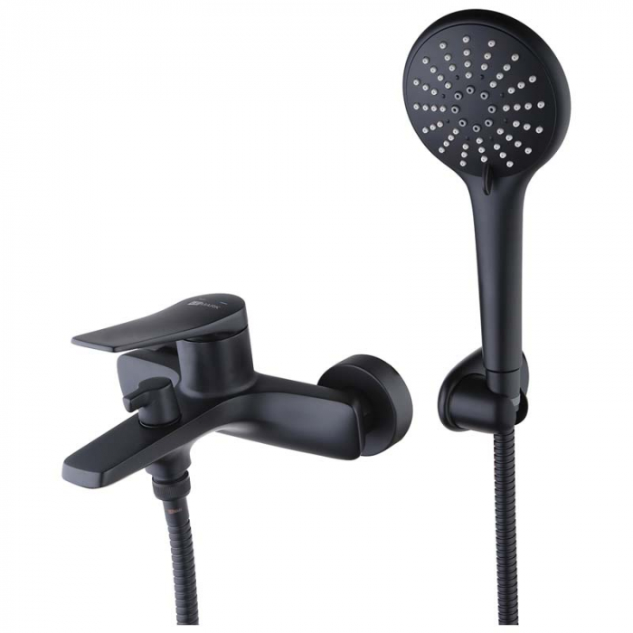 Смеситель для ванны LeMark BRONX LM3714BL однорукояточный, черный