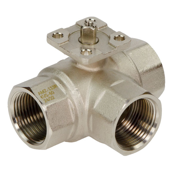 Клапан шаровой двухпозиционный Ридан AMZ-113R DN20 (Rp 3/4) PN40 Kvs 45