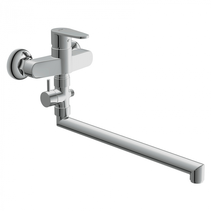Смеситель для душа Cersanit CARI однорукояточный с изливом 30 см, хром