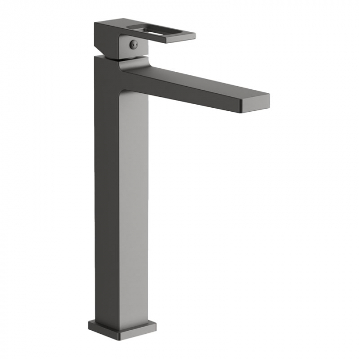 Смеситель для раковины BELZ B11658-3 однорукояточный, оружейная сталь