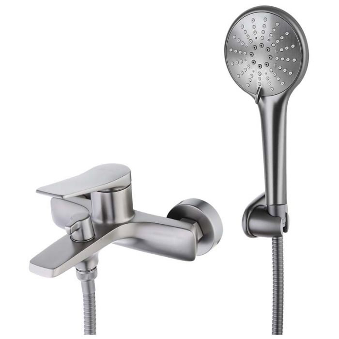 Смеситель для ванны LeMark BRONX LM3714GM однорукояточный, графит