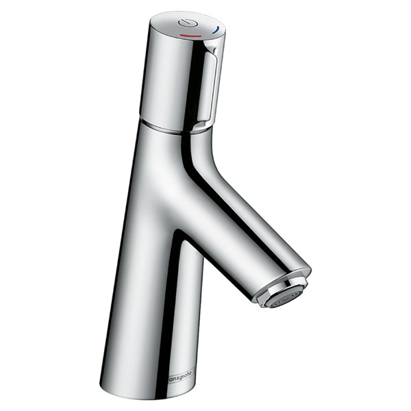 Смеситель для раковины Hansgrohe Talis Select S порционно-нажимной, 80, без сливного гарнитура, хром (72041000)