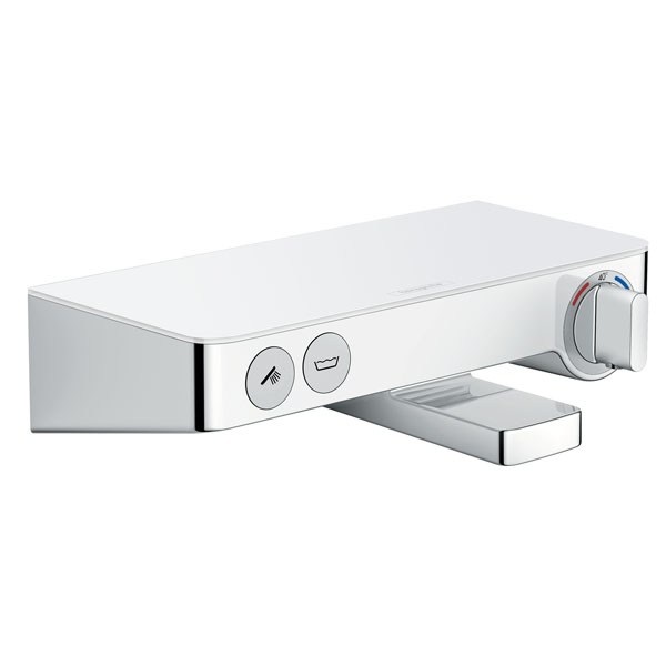 Смеситель для ванны Hansgrohe Ecostat Select термостатический, хром/белый (13151400)