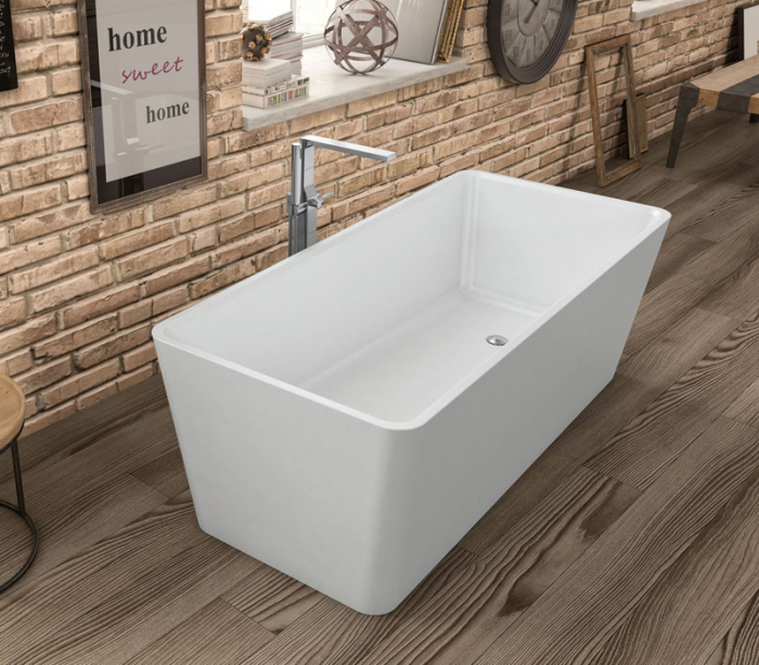 Ванна из искусственного камня Kerrock RAMONA FS 180×80