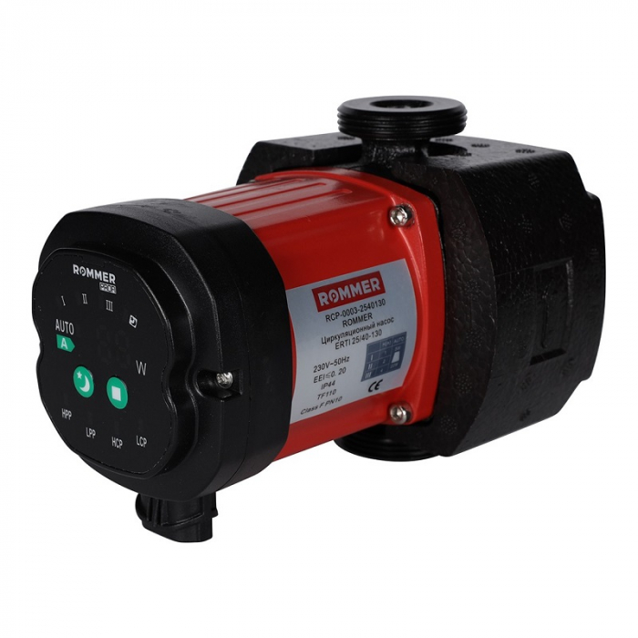 Насос циркуляционный Rommer Profi ERTI 25/60-130 с теплоизоляцией