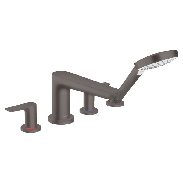 Смеситель для ванны Hansgrohe Talis E однорукояточный, серый (71748340)