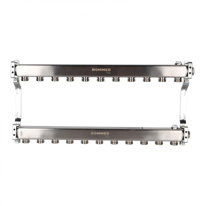 Коллекторная группа Rommer RMS-4401-000011 1"-3/4"EK×11 для радиаторной разводки
