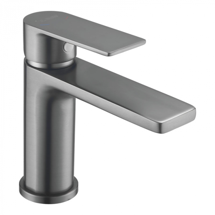 Смеситель для раковины BELZ B10678-3 однорукояточный, оружейная сталь