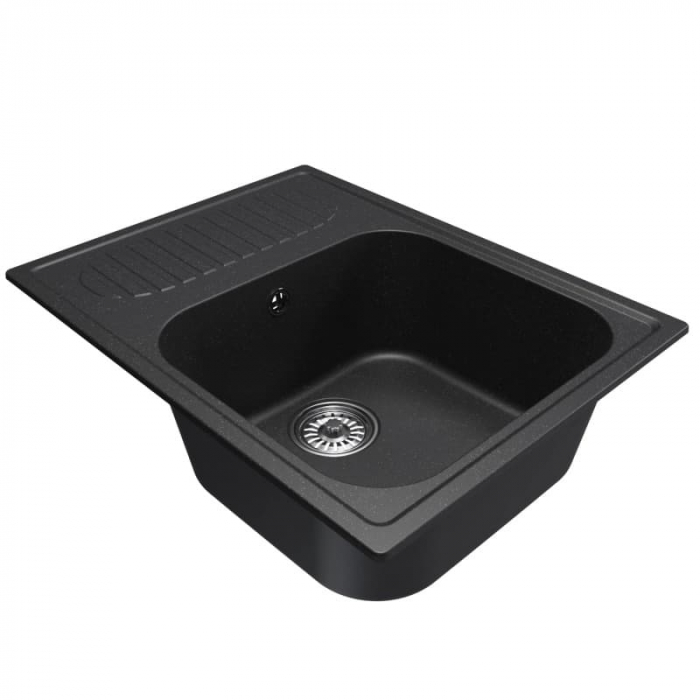 Мойка кухонная композитная MixLine ML-GM18 ультра-черная