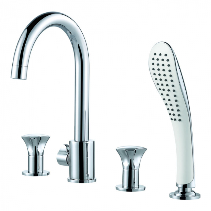 Смеситель для ванны D&K Hessen.Grimm двухрукояточный, встраиваемый на борт ванны DA1384901