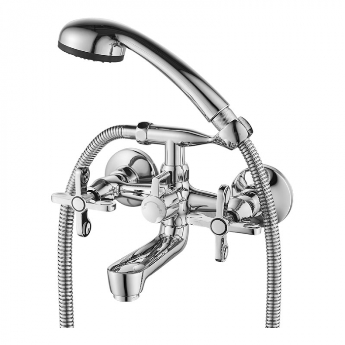 Смеситель для ванны Rossinka RS42-83 двухрукояточный